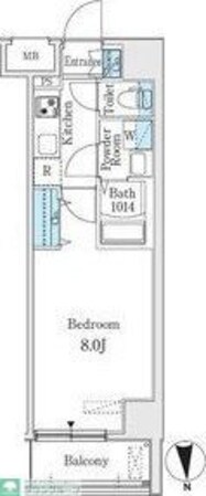 プレイズシード名駅北の物件間取画像